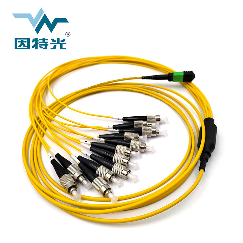 MPO 12芯单模迷你螺纹铠装跳线